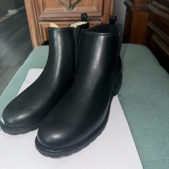 Sonoma Black Ankle Boots Sleek Design - Picture 4 of 4